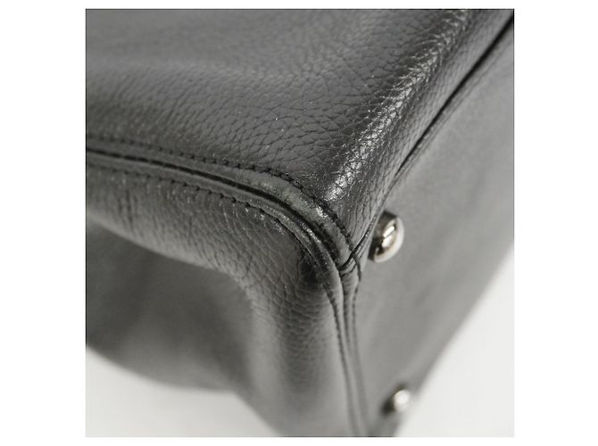 Chanel 2.55 Executive Leder Tote Bag Schwarz - Ansicht 10