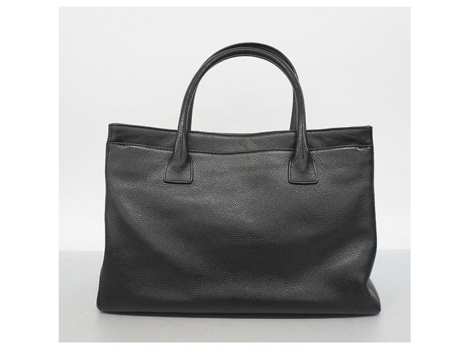 Chanel 2.55 Executive Leder Tote Bag Schwarz - Ansicht 12