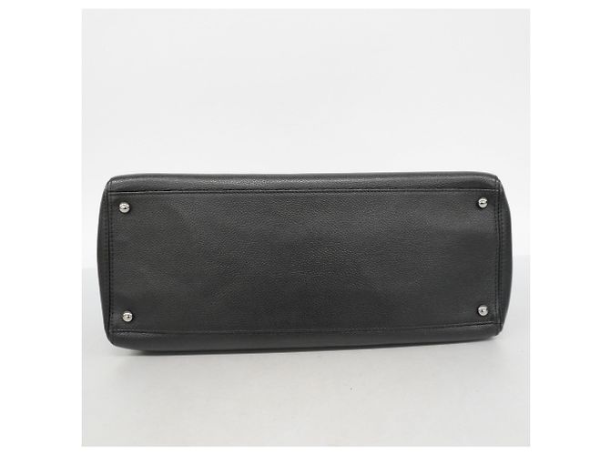 Chanel 2.55 Executive Leder Tote Bag Schwarz - Ansicht 3