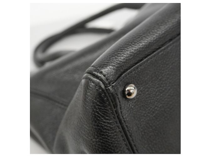 Chanel 2.55 Executive Leder Tote Bag Schwarz - Ansicht 6