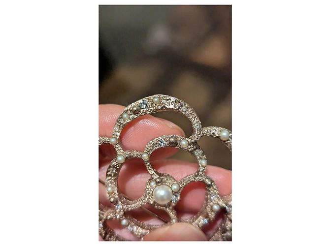 Cambon Spilla Camelia Chanel Argento Metallico - vista 3
