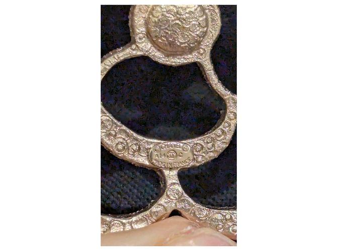 Cambon Spilla Camelia Chanel Argento Metallico - vista 6
