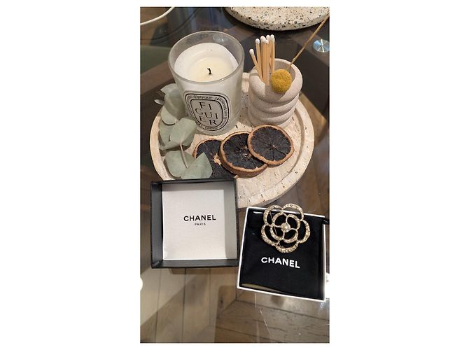 Cambon Spilla Camelia Chanel Argento Metallico - vista 7