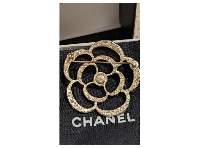 Cambon Spilla Camelia Chanel Argento Metallico - vista 8