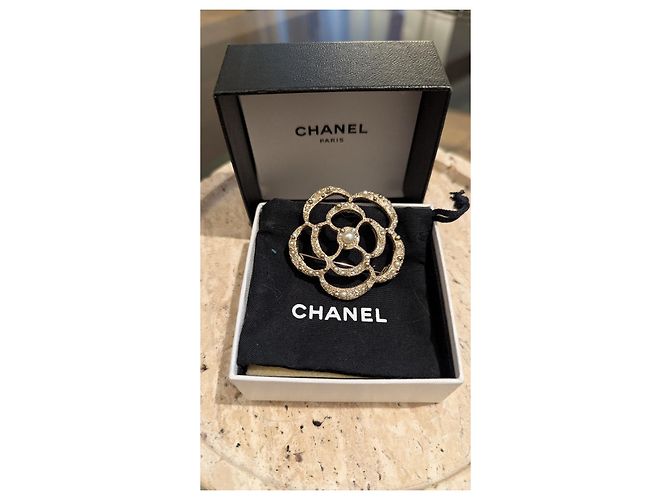 Cambon Spilla Camelia Chanel Argento Metallico - vista 9