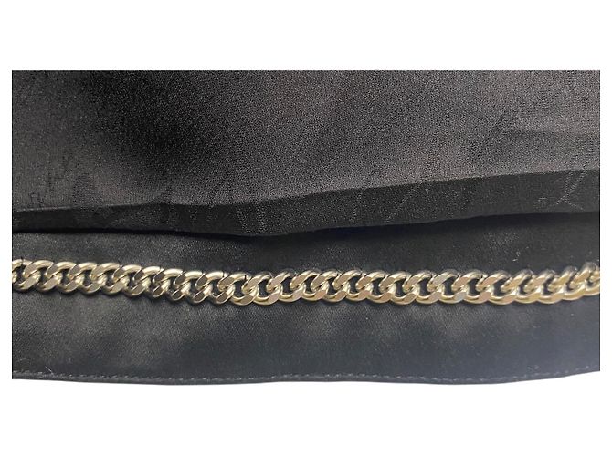 Chanel 17B Metropolitan Checker Sequin Leather Trim Zip Up Jacket FR 42 Black White - view 15