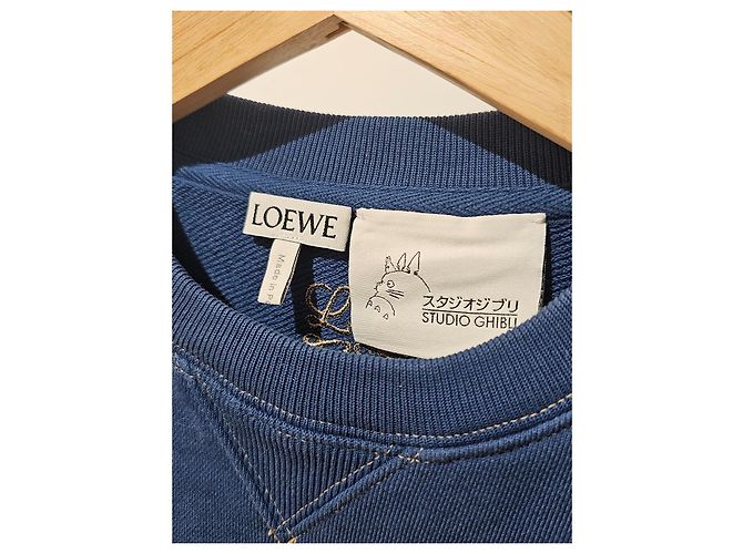 Loewe x Studio Ghibli Heen Sweatshirt blau Baumwolle - Ansicht 2