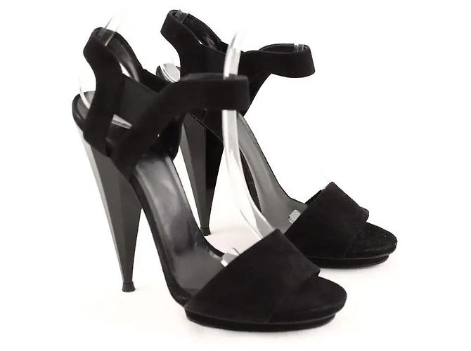 Gucci Tacchi in pelle neri Nero - vista 3