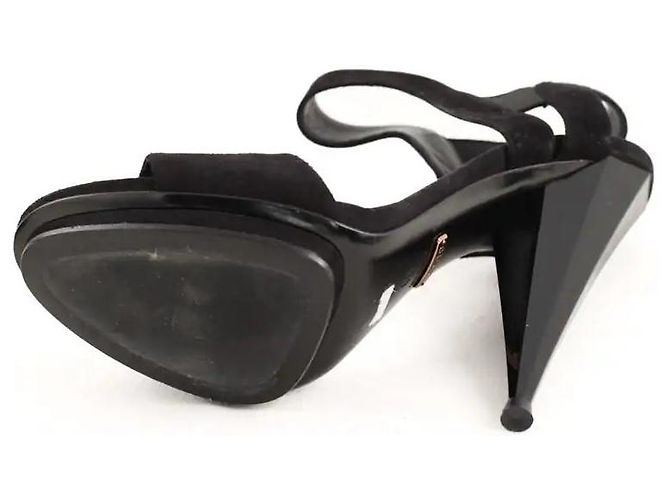 Gucci Tacchi in pelle neri Nero - vista 6