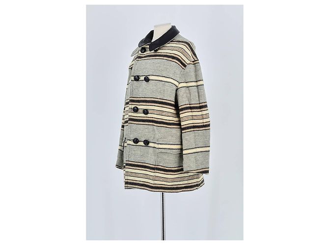 Isabel Marant Abrigo de lana gris - vista 4