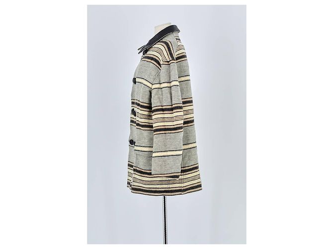 Isabel Marant Abrigo de lana gris - vista 5