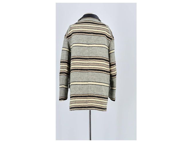 Isabel Marant Abrigo de lana gris - vista 6