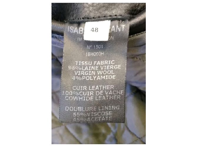 Isabel Marant Abrigo de lana gris - vista 8