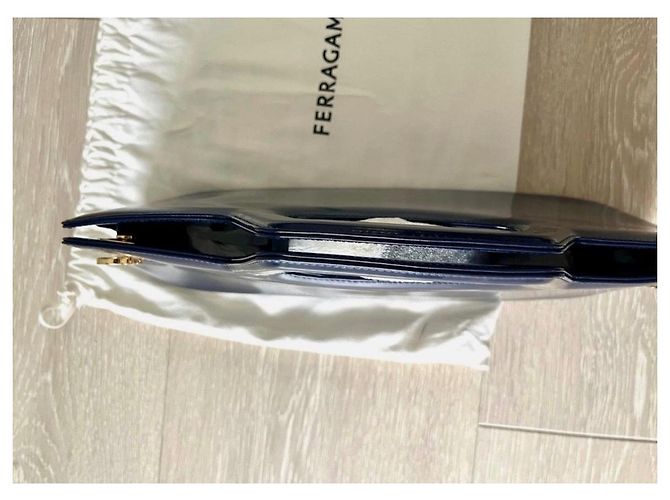 Salvatore Ferragamo Ferragamo Wanda Est-Ovest Blu Blu navy - vista 3