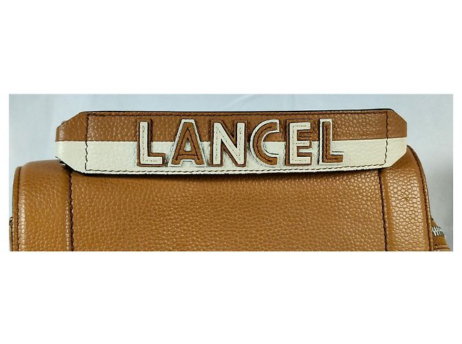 Lancel Ninon Borsa con patta in pelle marrone - vista 3