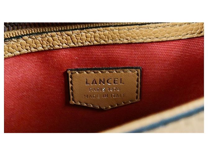 Lancel Ninon Borsa con patta in pelle marrone - vista 4
