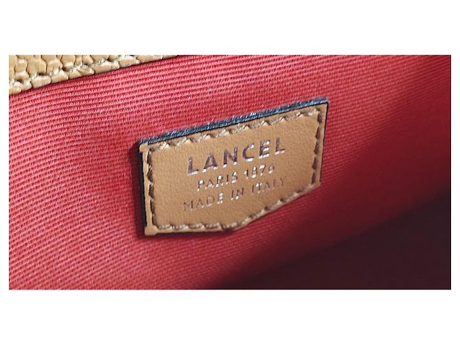 Lancel Ninon Borsa con patta in pelle marrone - vista 9