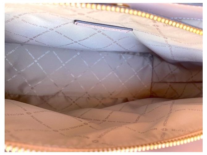 Michael Kors Susan Md Chain Tote in pelle rosa - vista 11