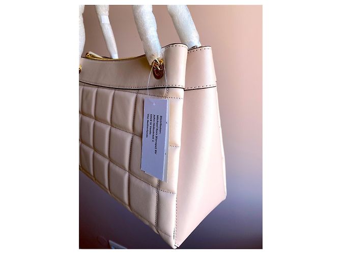 Michael Kors Susan Md Chain Tote in pelle rosa - vista 7