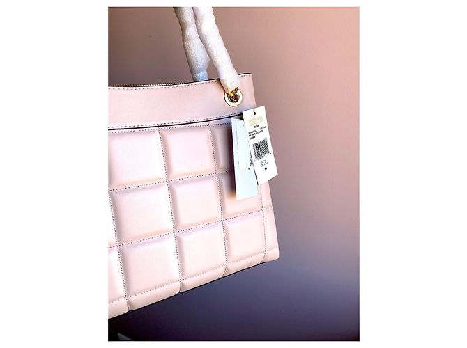 Michael Kors Susan Md Chain Tote in pelle rosa - vista 8