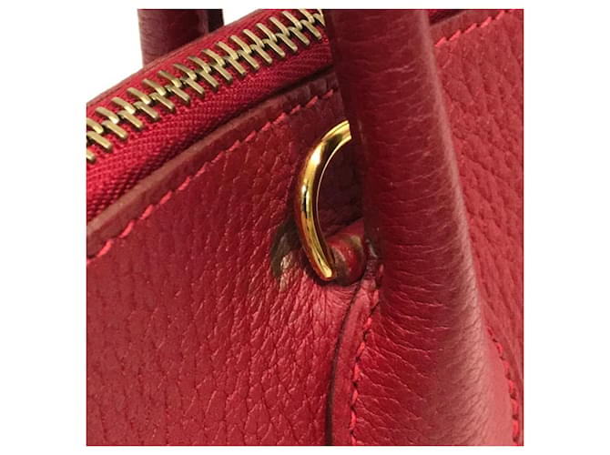 Borsa Hermès Bolide 37 Rosso - vista 7