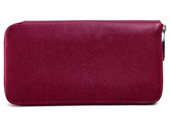 Cartera Larga Azap de Seda Hermès Roja - vista 2