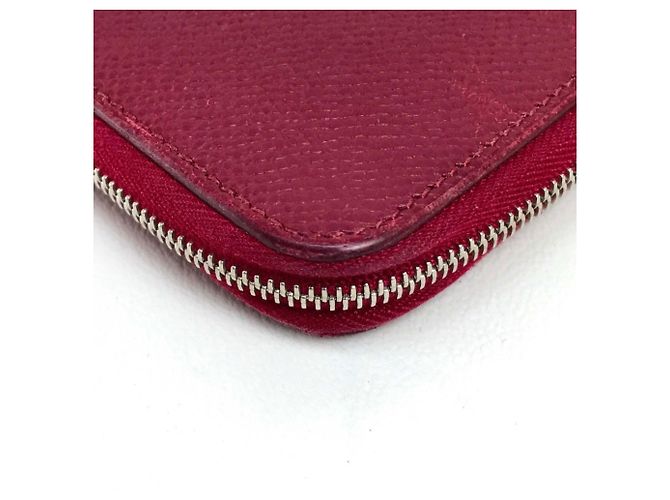 Cartera Larga Azap de Seda Hermès Roja - vista 3