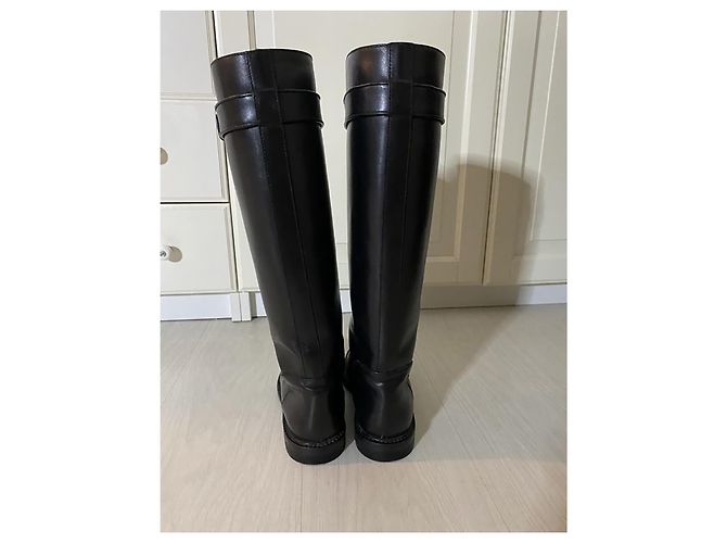 Incríveis Botas Givenchy Shark Lock Preto - vista 4