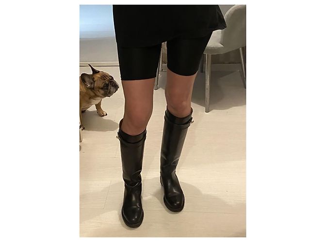 Incríveis Botas Givenchy Shark Lock Preto - vista 5