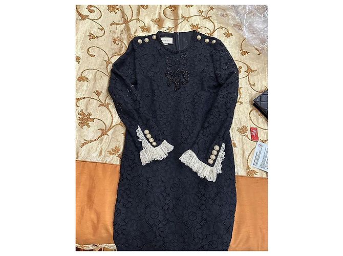 Increíble vestido de pasarela Gucci Negro - vista 2