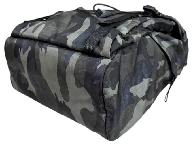 Zaino camouflage Prada Nero Verde - vista 5