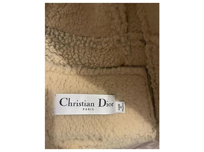 Incredibile cappotto in shearling Dior Marrone - vista 6