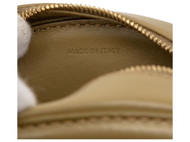 Céline Celine Verde Piccola Borsa in Pelle di Vitello Triomphe Ovale a Spalla Verde oliva - vista 5