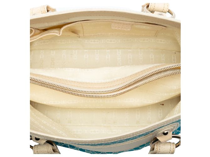 Céline Borsa Boogie in tela Macadam blu Celine - vista 4