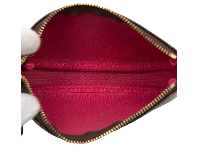 Mini Pochette Accessoires Vivienne Natale in Monogramma Marrone Louis Vuitton - vista 4