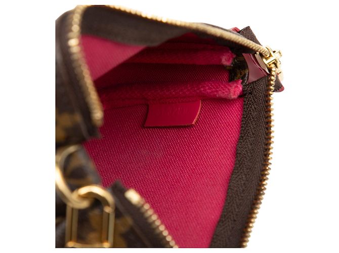 Mini Pochette Accessoires Vivienne Natale in Monogramma Marrone Louis Vuitton - vista 6