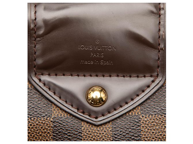 Louis Vuitton Marrone Damier Ebene Sistina GM - vista 5