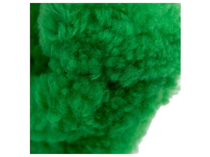 Bottega Veneta Mini Jodie in shearling verde - vista 9