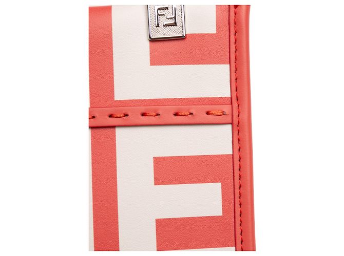 Fendi Mini Borsa Sunshine Shopper in Pelle Bianca Marc Jacobs Bianco - vista 8