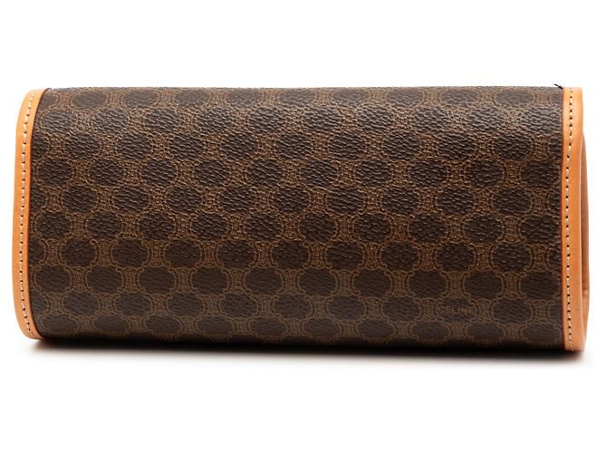 Céline Clutch de lona recubierta Macadam marrón Celine Castaño - vista 2