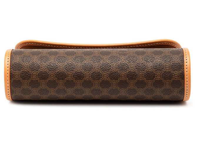 Céline Clutch de lona recubierta Macadam marrón Celine Castaño - vista 3