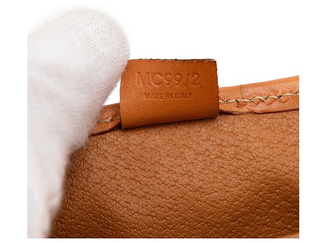 Céline Clutch de lona recubierta Macadam marrón Celine Castaño - vista 6