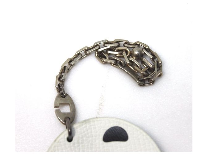 Portachiavi animale Panda Noé di Hermès Nero Bianco - vista 2