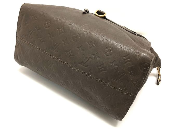 Borsa a spalla/borsa Louis Vuitton M43409 Monogram Empreinte Lumineuse PM Marrone - vista 5