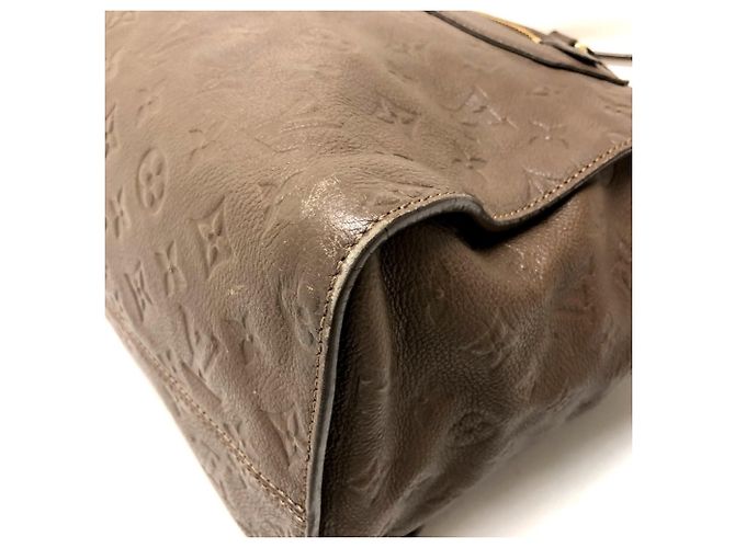 Borsa a spalla/borsa Louis Vuitton M43409 Monogram Empreinte Lumineuse PM Marrone - vista 7