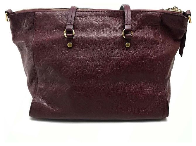 Borsa Lumineuse PM in Monogram Empreinte Louis Vuitton Marrone Rosso - vista 2