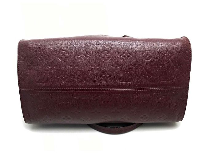 Borsa Lumineuse PM in Monogram Empreinte Louis Vuitton Marrone Rosso - vista 3