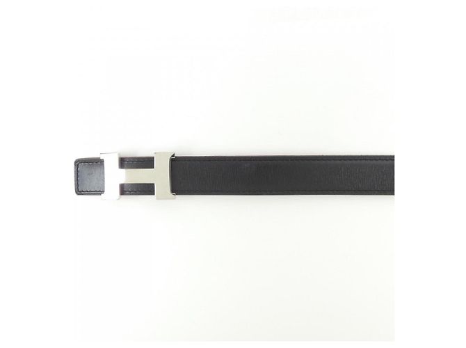 Hermès Hermes Mini Constance 24mm Reversible Belt Black Red - view 2