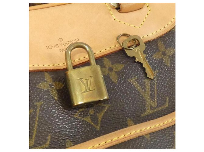 Bolso de mano Bowling Vanity Monogram Louis Vuitton Castaño - vista 4