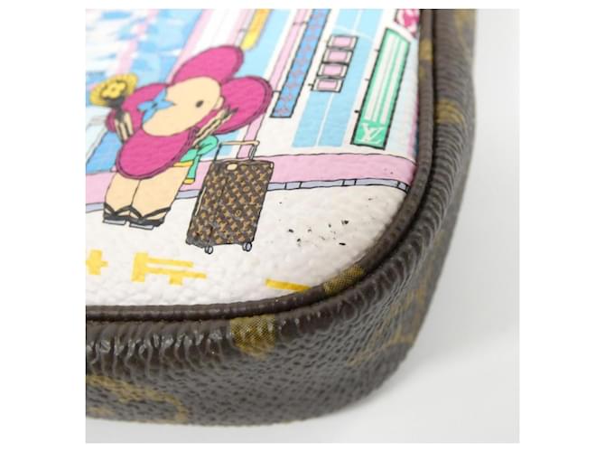 Vivienne Mini Pochette Accessori Monogramma Louis Vuitton Marrone - vista 3